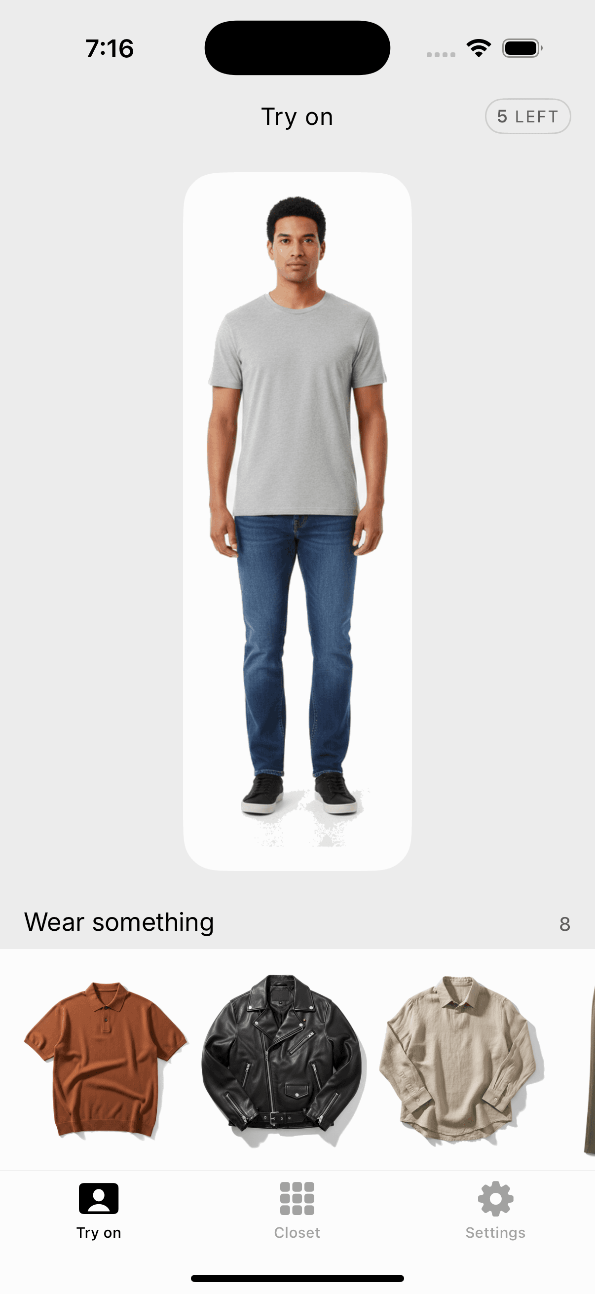 Your photo. That's the fitting room.